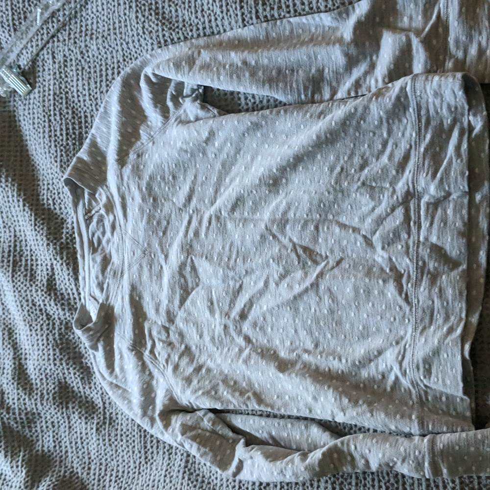 Polkadot grey sweatshirt